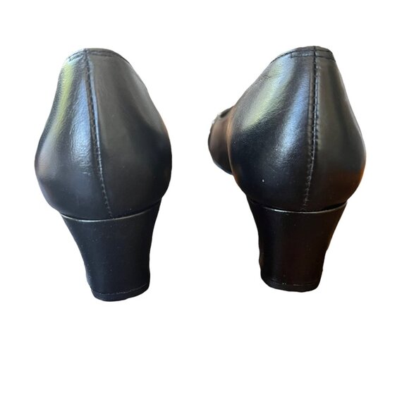 Vintage Ros Hommerson Leather Stud Detail Pumps 8N - Picture 5 of 9